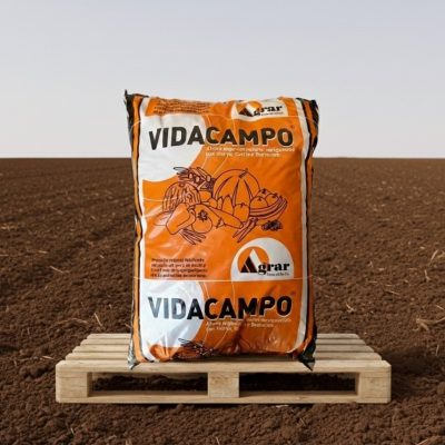 Abono orgánico Vidacampo en formato saco para agricultura